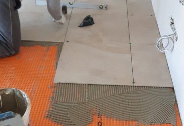 Verlegung von Fliesen